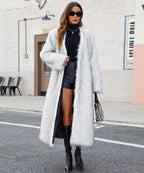 Faux fur coat