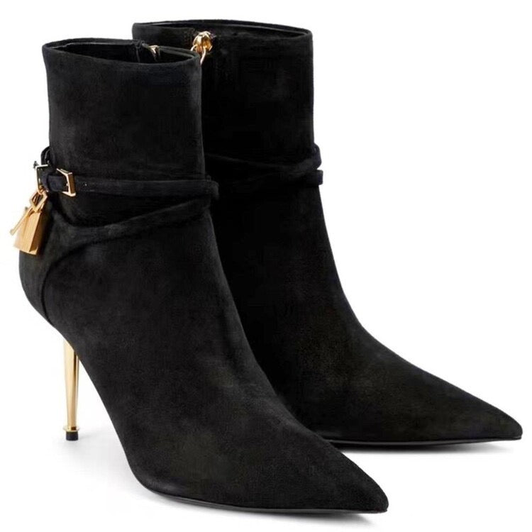 Padlock Ankle Boots