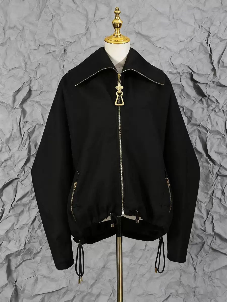 Heavy patchwork oversized jacket