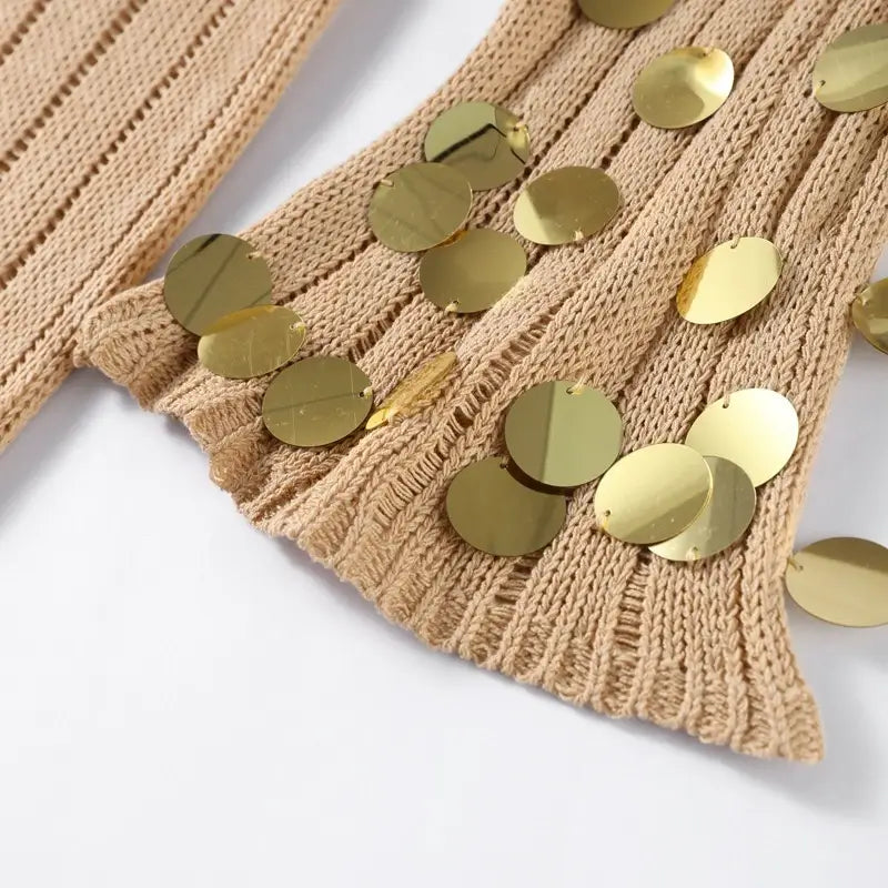 Party knitted dress