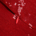 Red shinning sequins