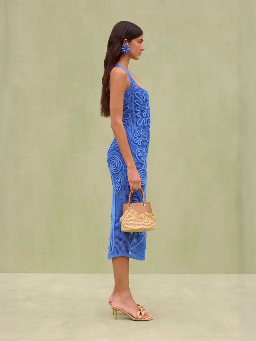 Knitted beach dress