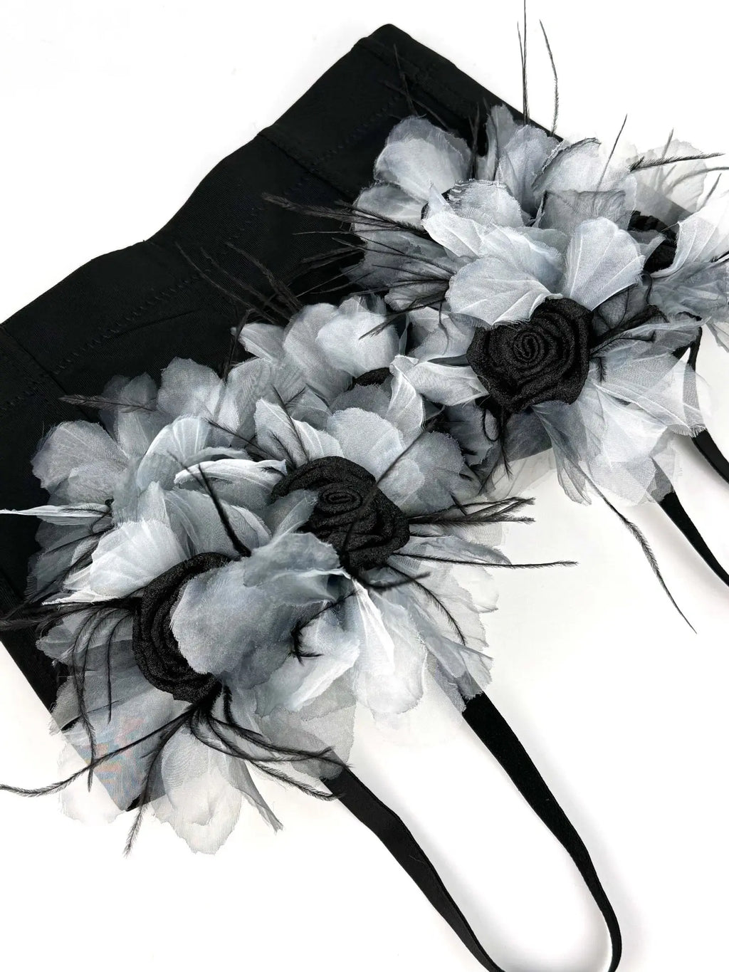 3D floral corset