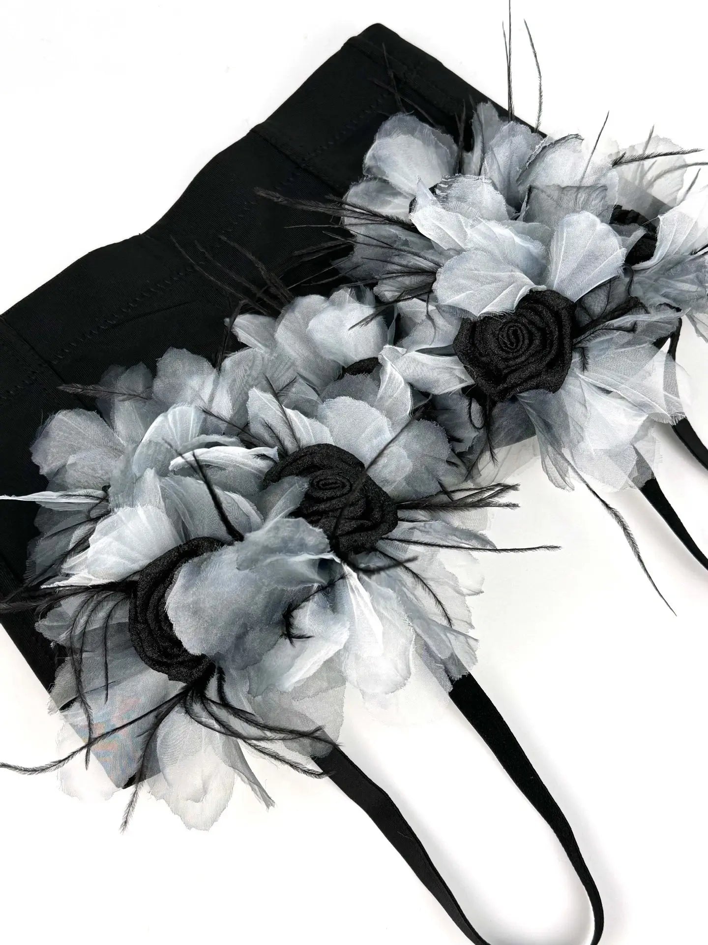 3D floral corset
