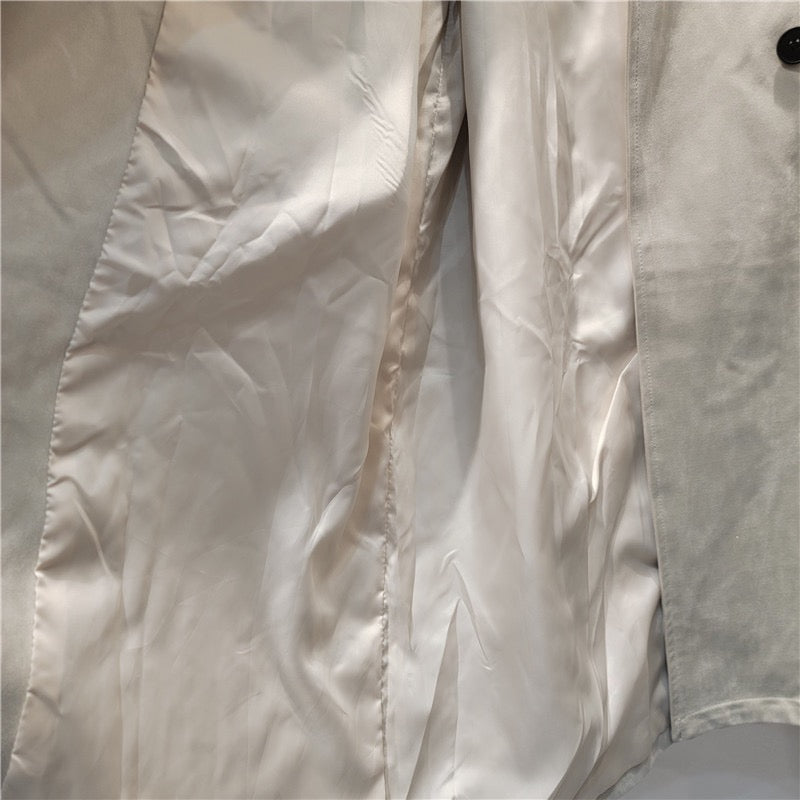 Millard suede trench coat