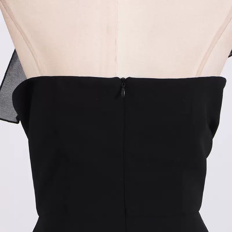 The black maxi dress