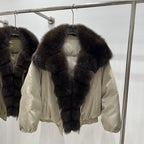 New thickended warm fox fur collar
