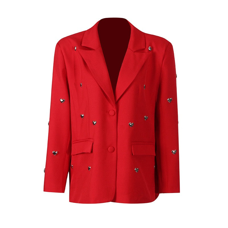 Fashionable and sweet heart jacket
