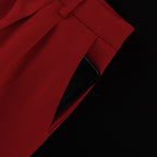 Stella Red Short and Jacket Set with Tie