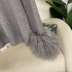 Fox fur cuffs slimming lazy joker