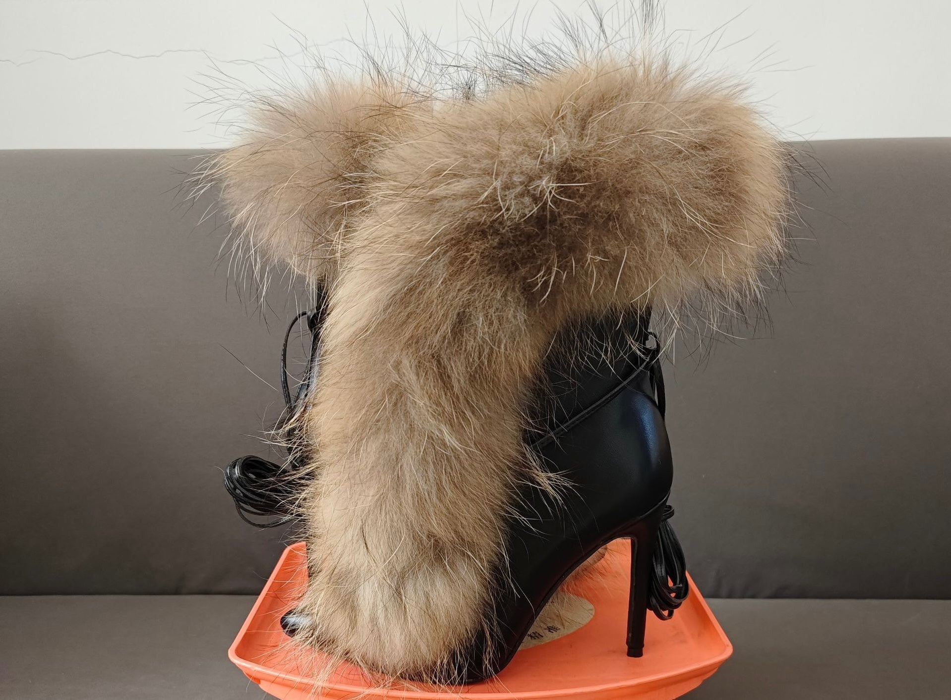 Sexy banquet furry boots