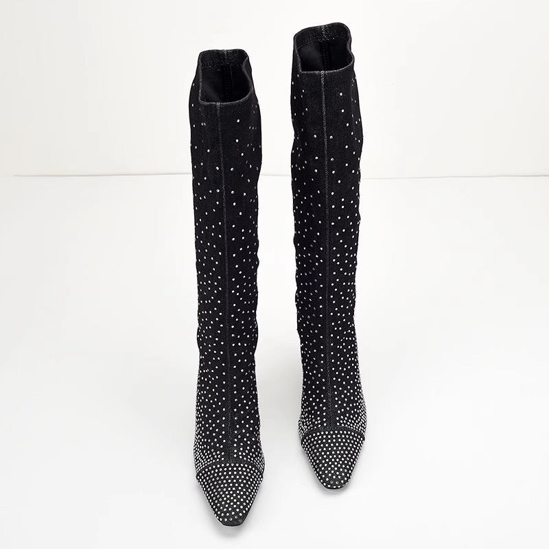 Rhinestone Boots
