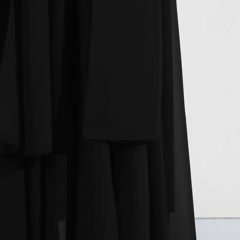 The black maxi dress