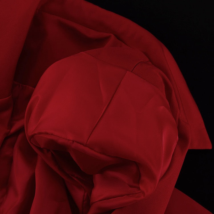 Stella Red Short and Jacket Set with Tie