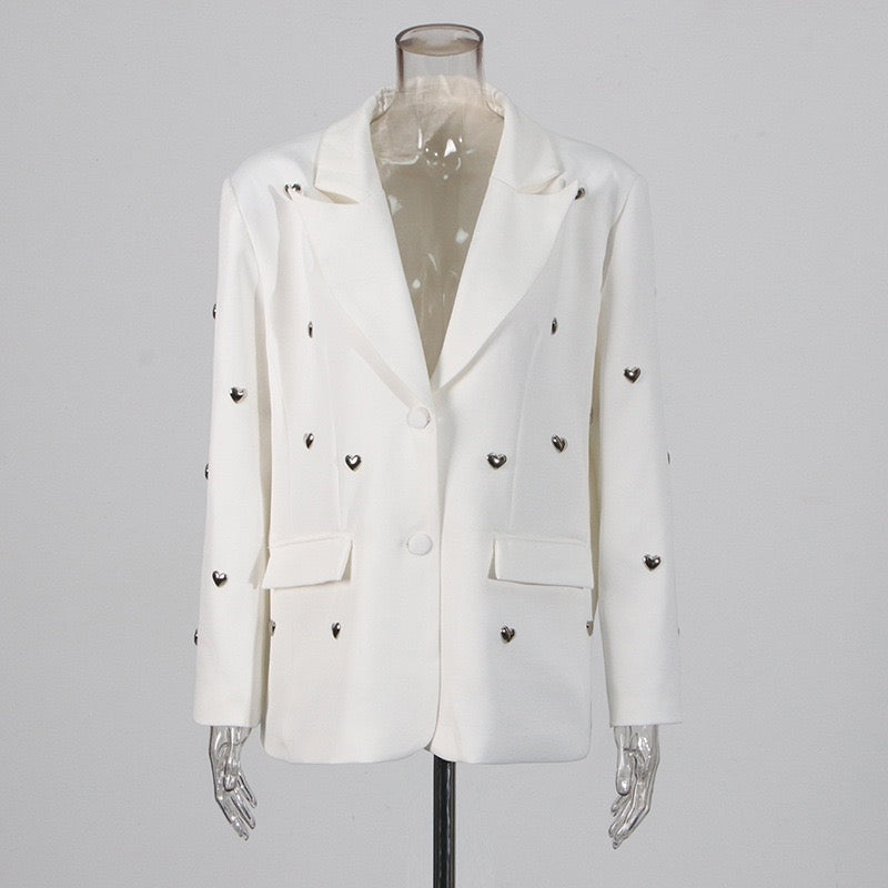 Fashionable and sweet heart jacket