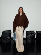 Heavy patchwork oversized jacket