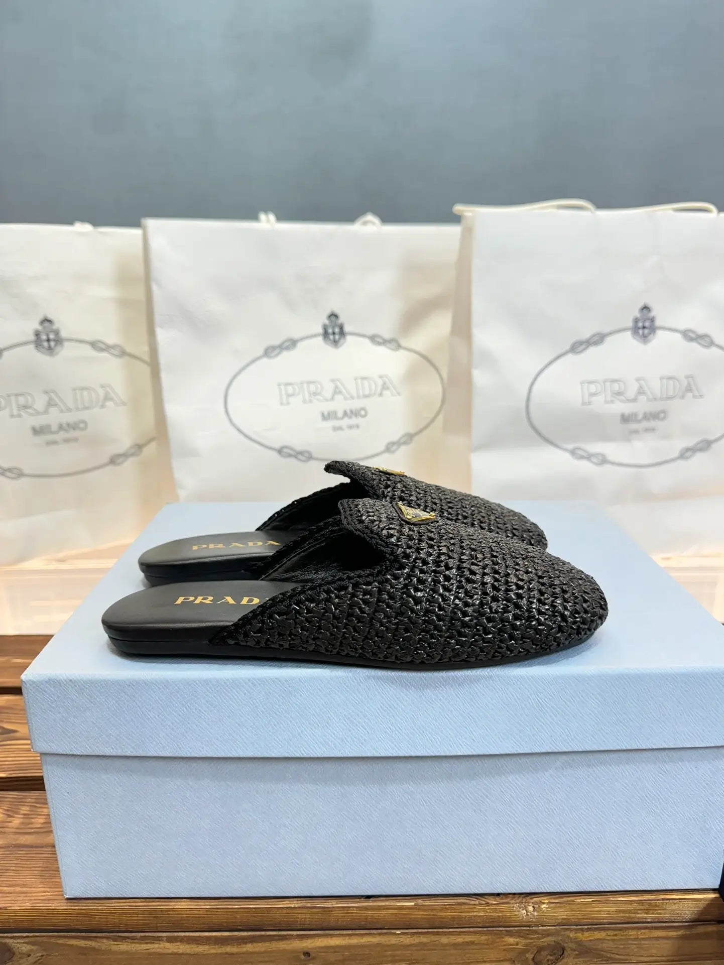 Slippers P*rada