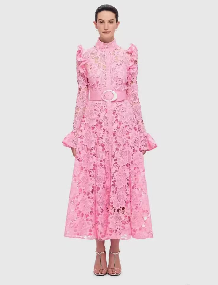 Elegant retro lace dress