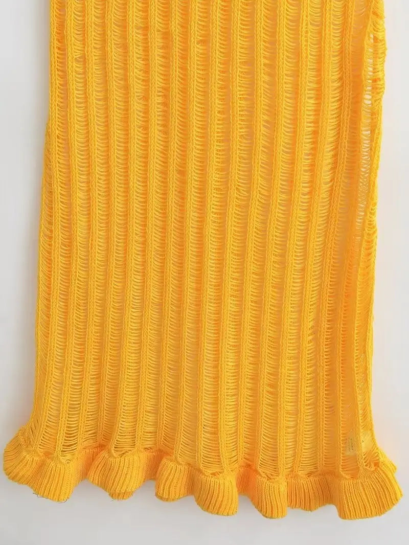 Knitted coverup