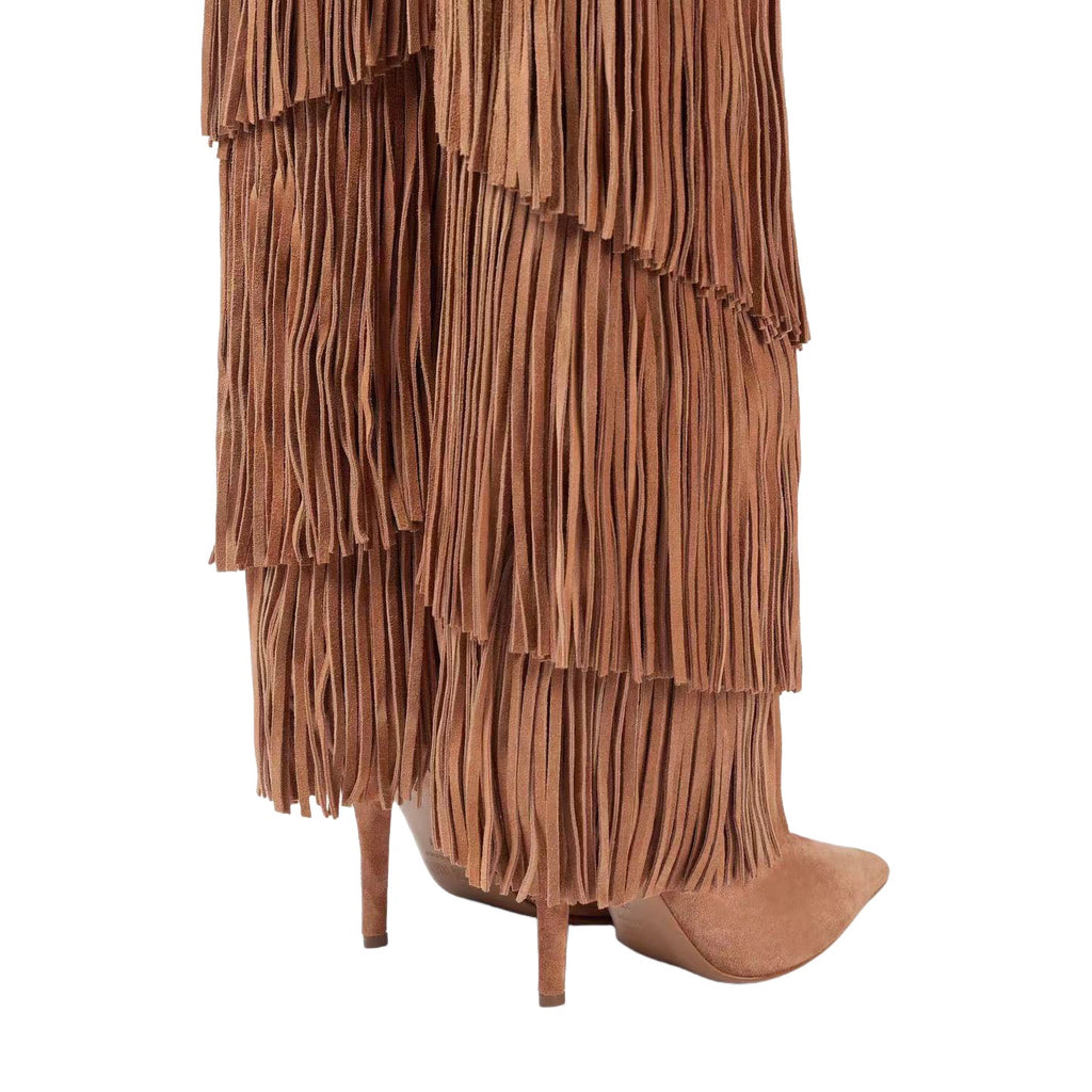 Fringes boots