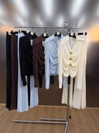 Lace set with buckles