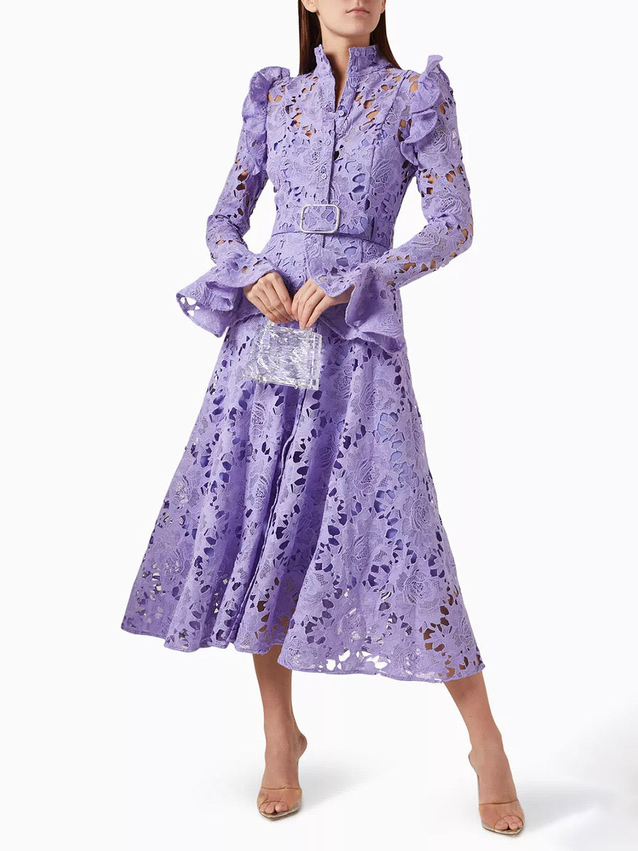 Elegant retro lace dress