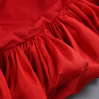 Red shinning sequins