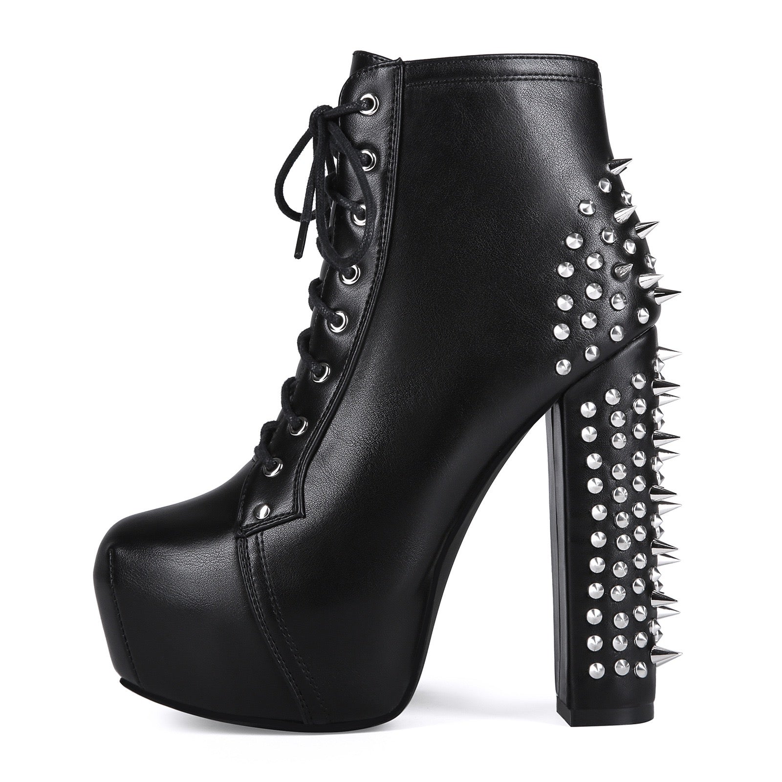Sexy rivets punk boots