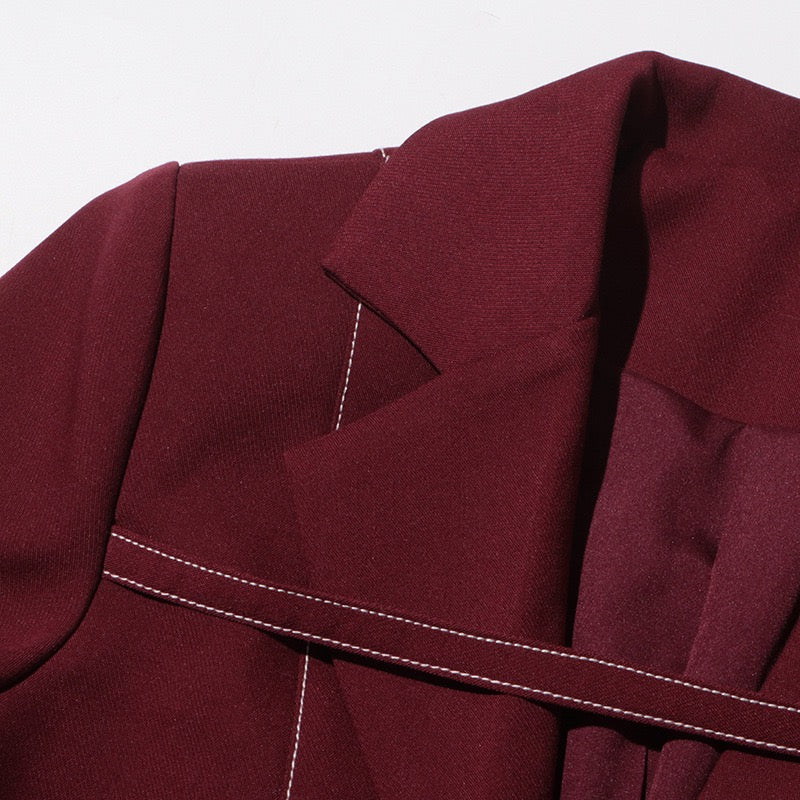 American style runway suit