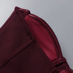 Burgundy dream ruffle dress