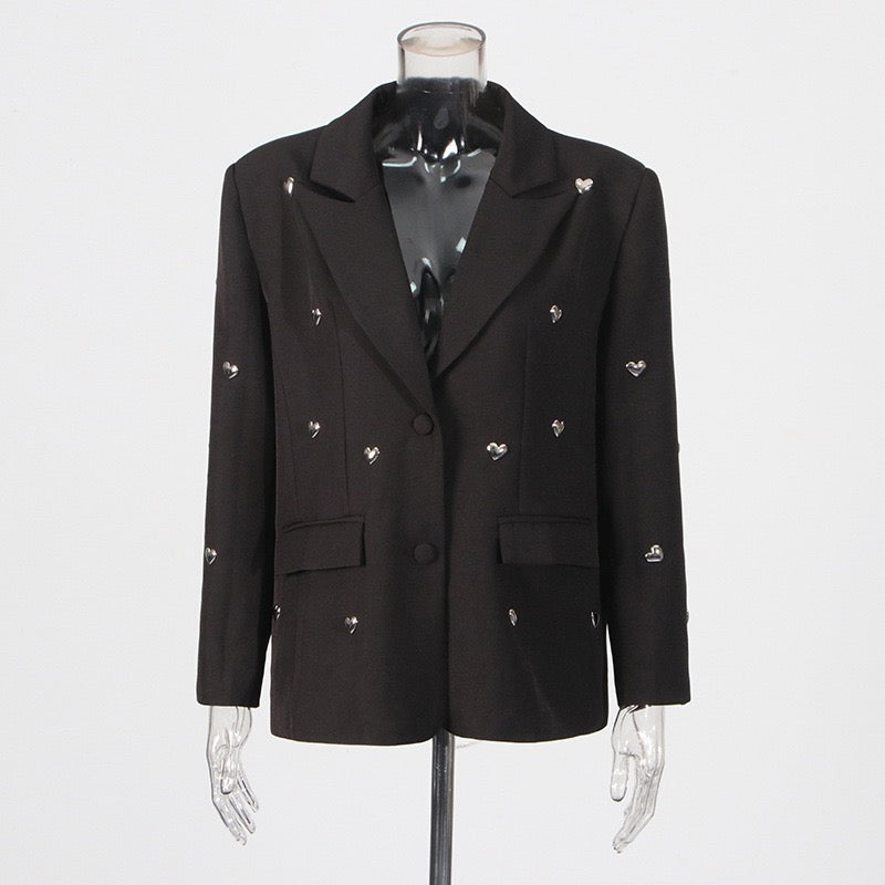 Fashionable and sweet heart jacket