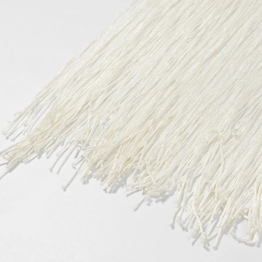 Cross fringes skirt