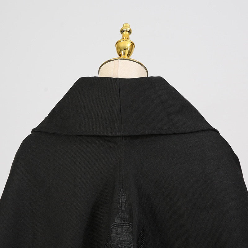 Heavy patchwork oversized jacket