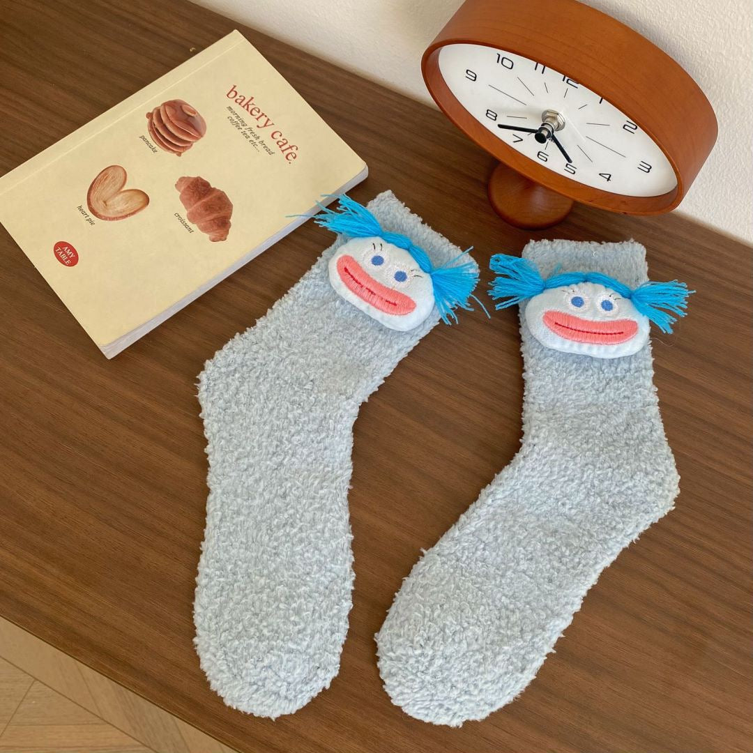 3D cozy socks