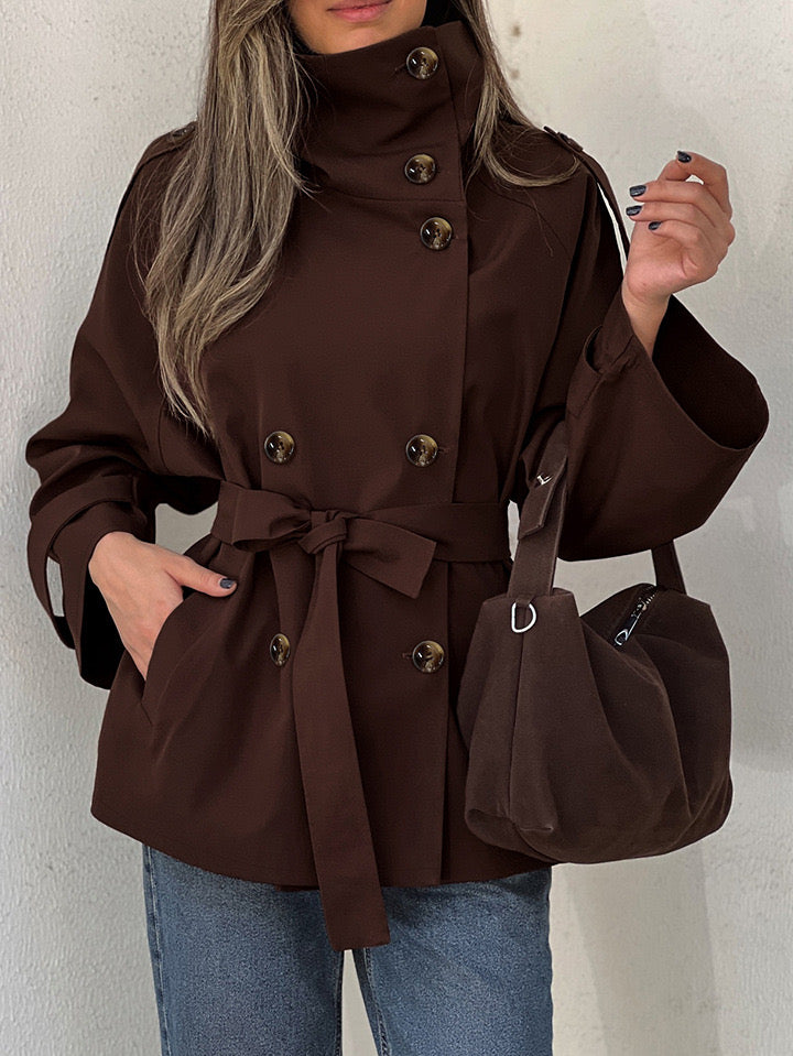 Short trench coat