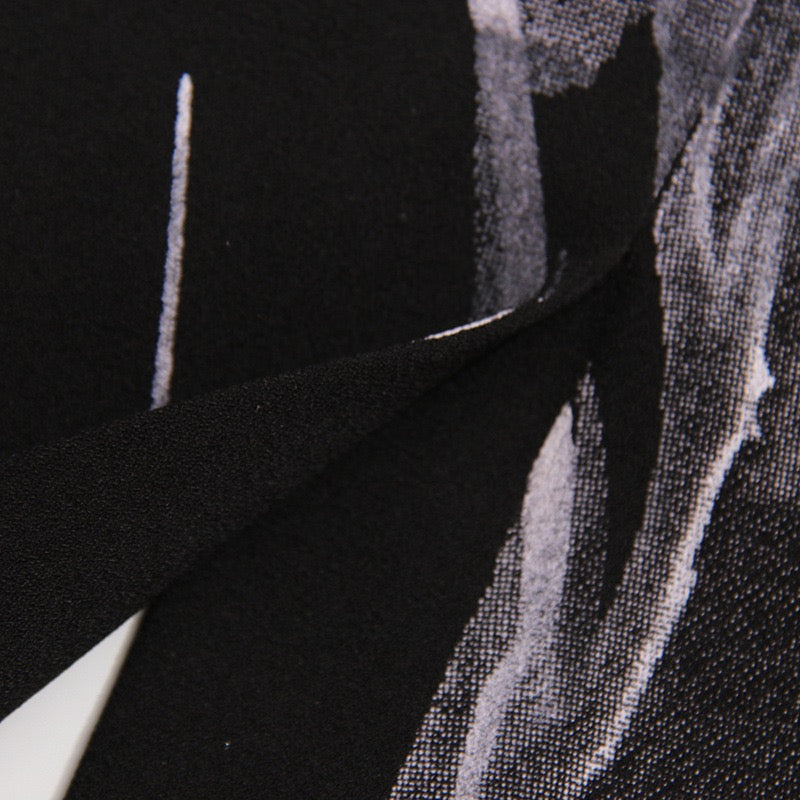 Elegant asymmetric suit