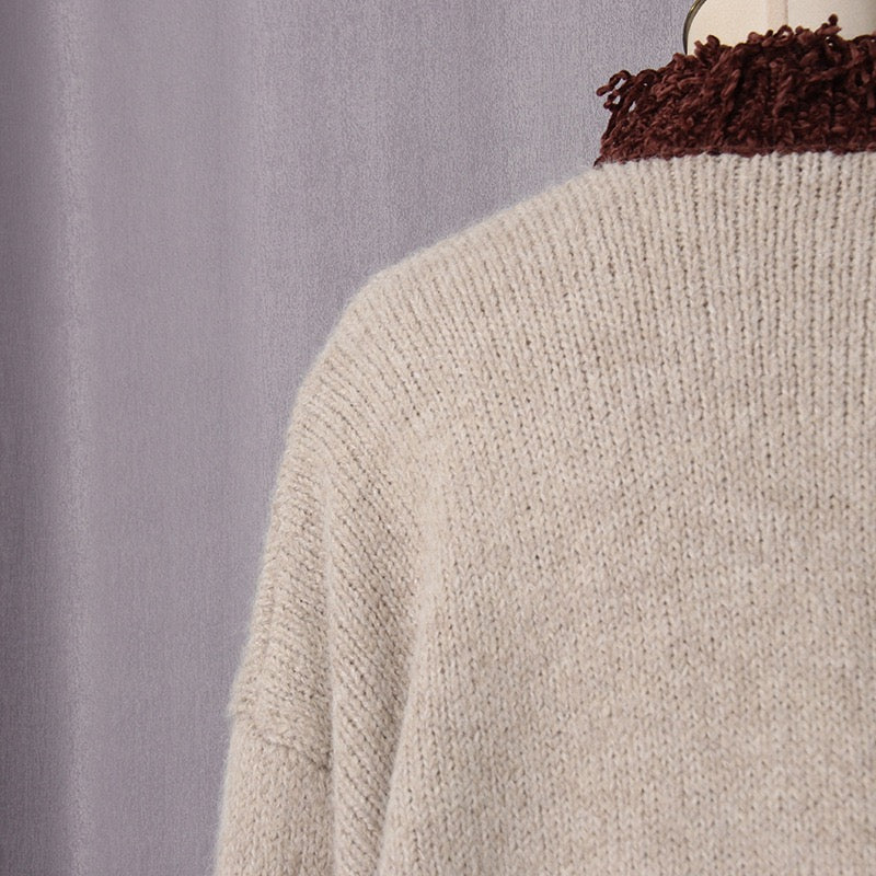 Trendy knitted jacket