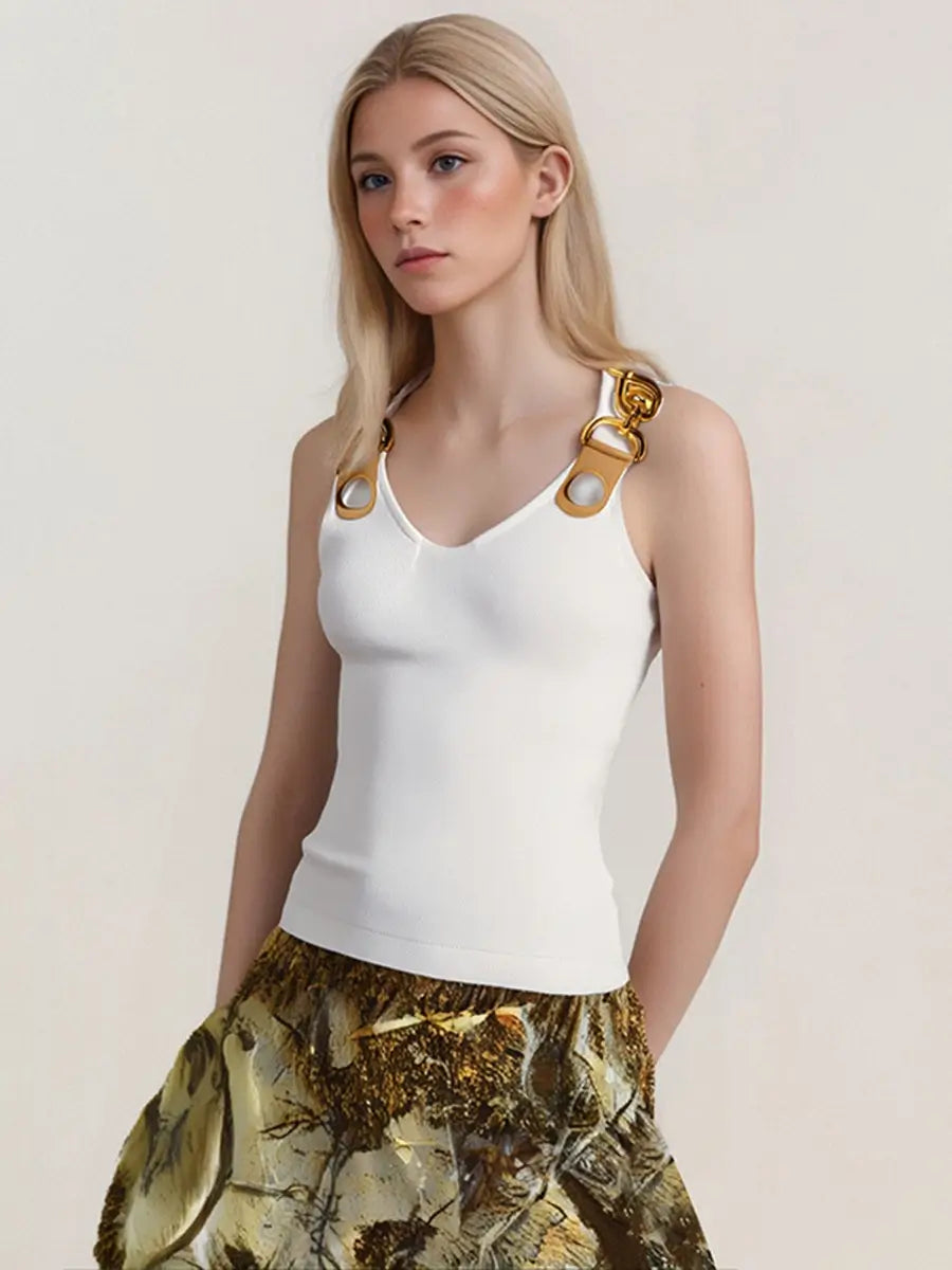 Retro Buckle top