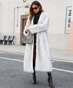 Faux fur coat