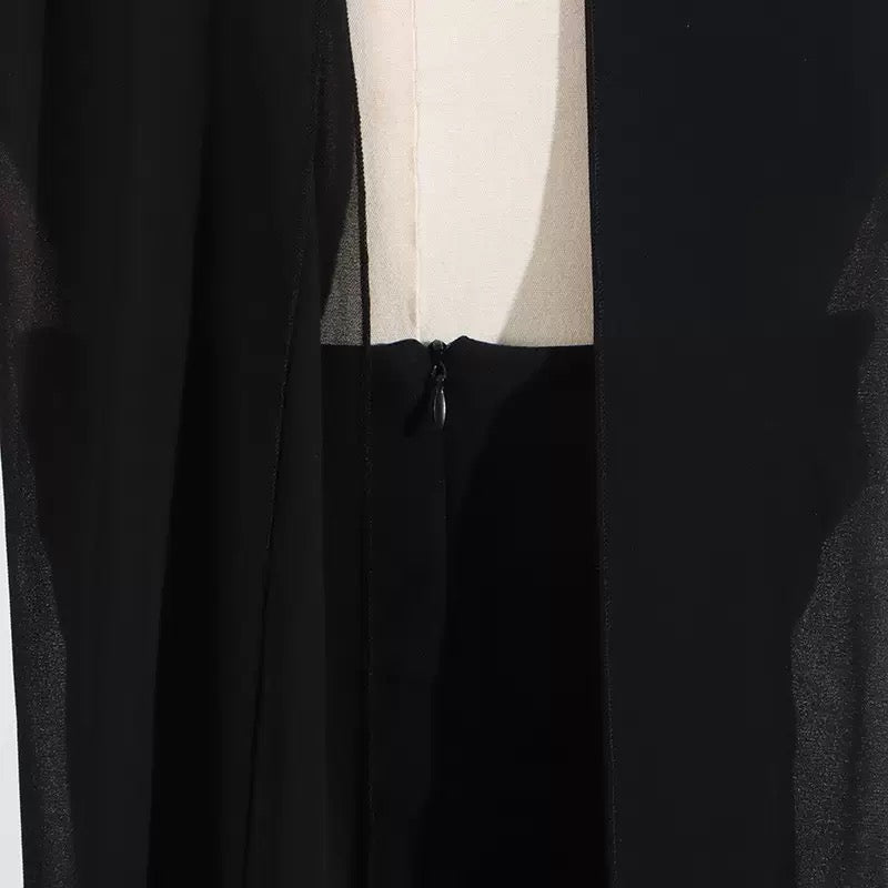 The black maxi dress
