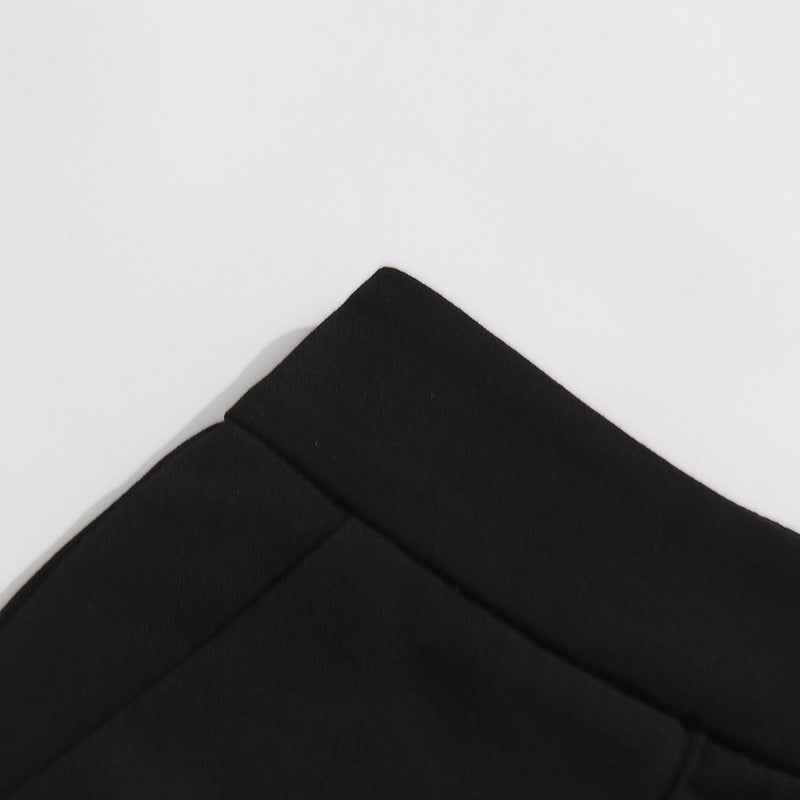 Elegant asymmetric suit