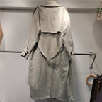 Millard suede trench coat