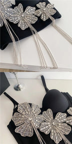 Fringes corset top