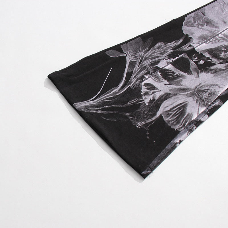 Elegant asymmetric suit