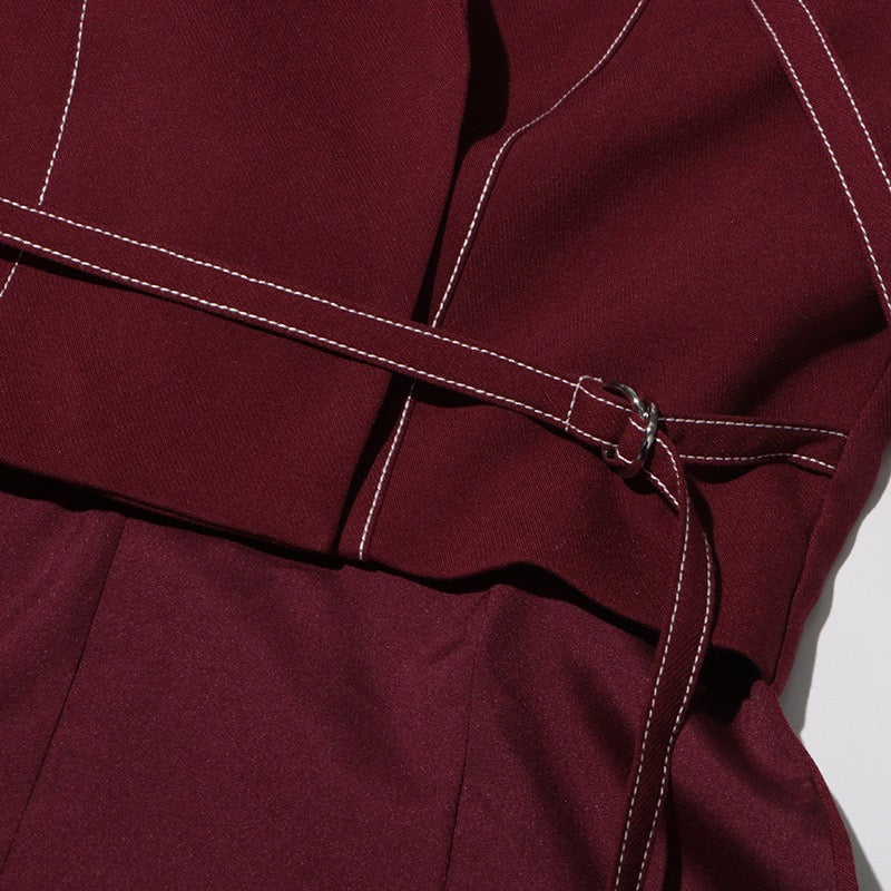 American style runway suit