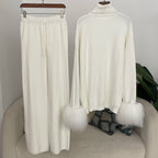 Fox fur cuffs slimming lazy joker