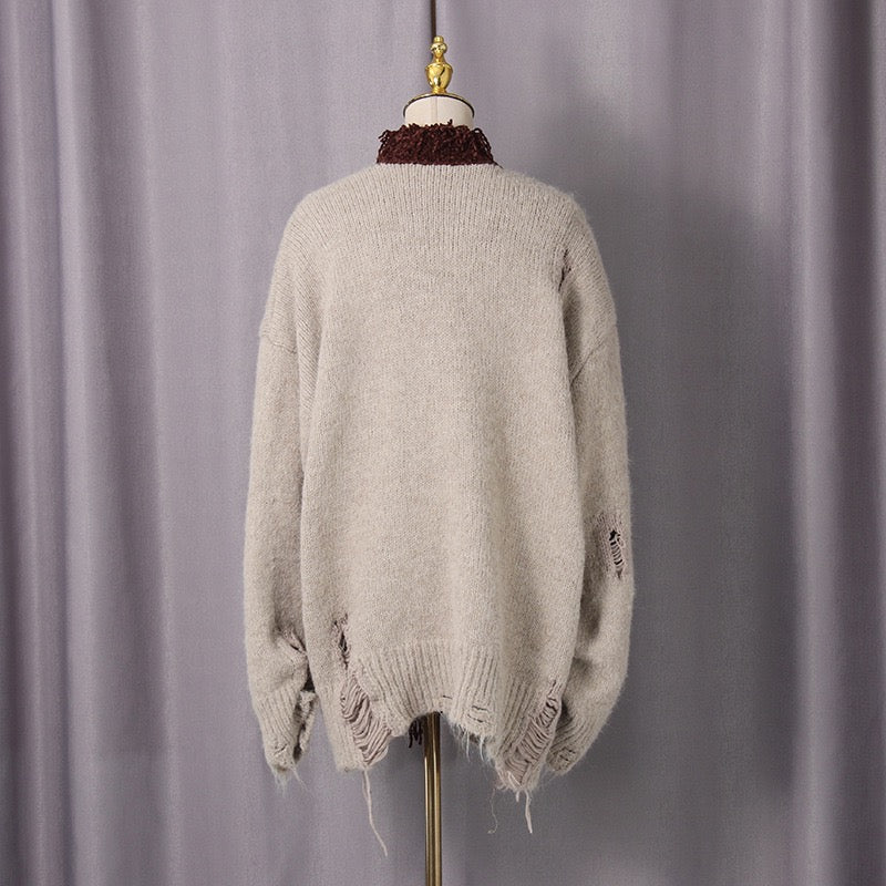 Trendy knitted jacket