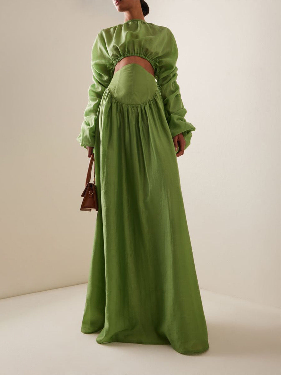 Cut out maxi dress