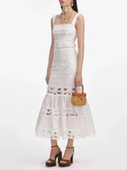 Sexy square neck dress