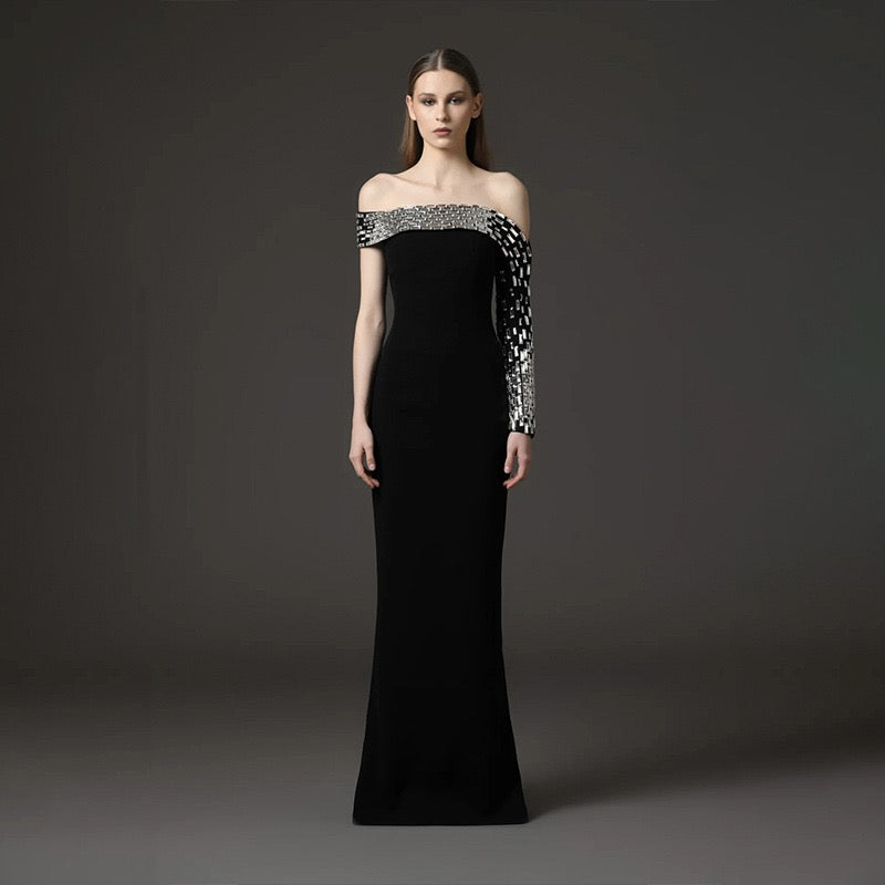 Handmade diamond dress